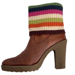 Vintage Coach Sock Boots. Sz9